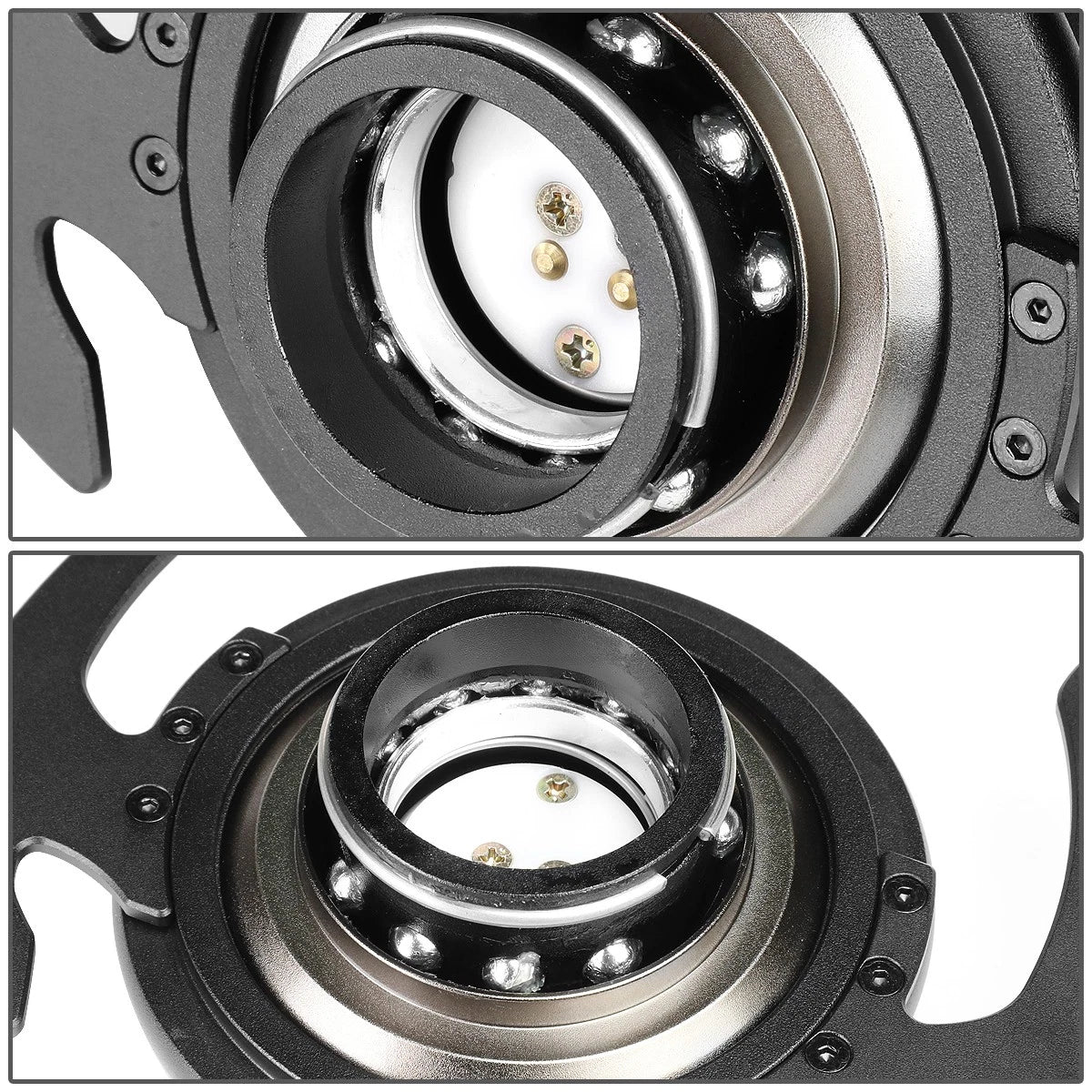 NRG 6-Bolt Steering Wheel Quick Release Adapter for Universal (Gen 4.0 SRK-700BK)