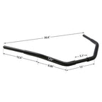 3.5" Rise Fat Handlebar for Harley Road King Sportster XL Softail Dyna