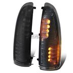 Tow/Side Mirror LED Signal Light for Super Duty (2000–2007) - Smoked Lens Black Housing