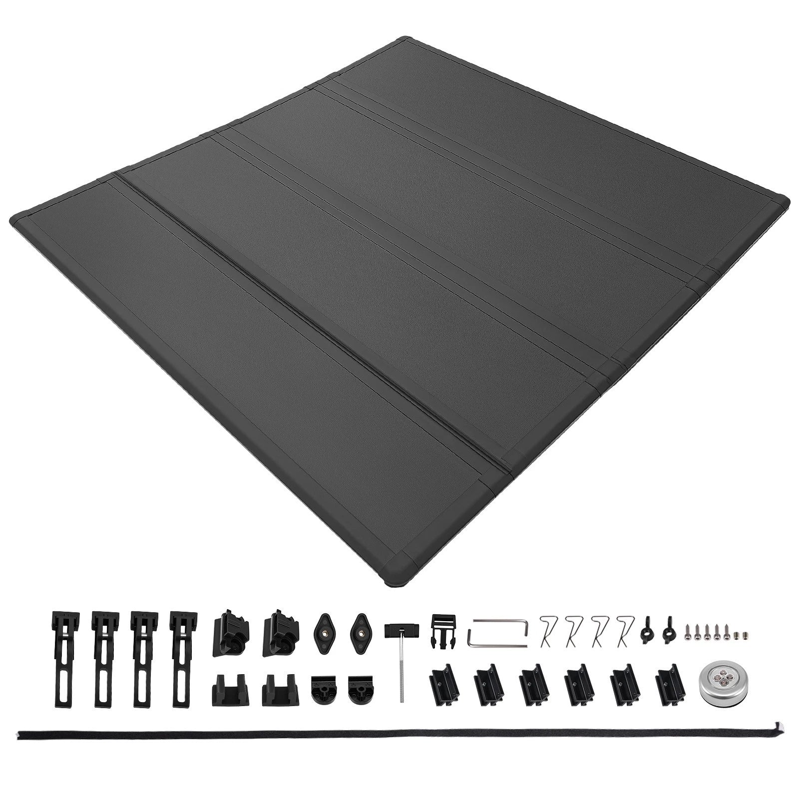 5.5ft Quad-Fold Tonneau Cover for Toyota Tundra (2007–2025) PP FRP