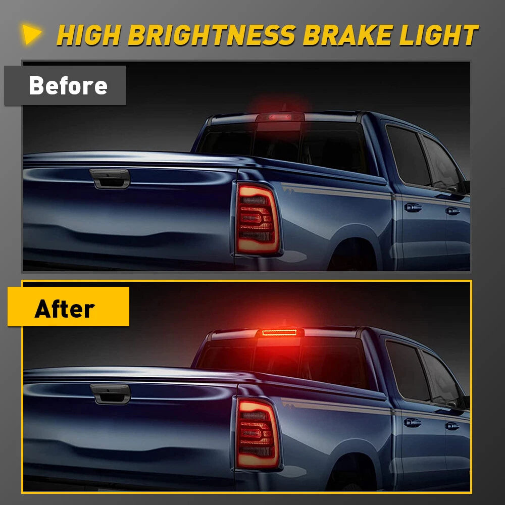 Smoked LED 3rd Brake Light for Dodge Ram 1500 2500 3500 (2010-2018)