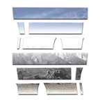 Rocker Panel Set 12pc Heavy Duty for 2009-2014 Ford F-150 Crew 6.5 Bed