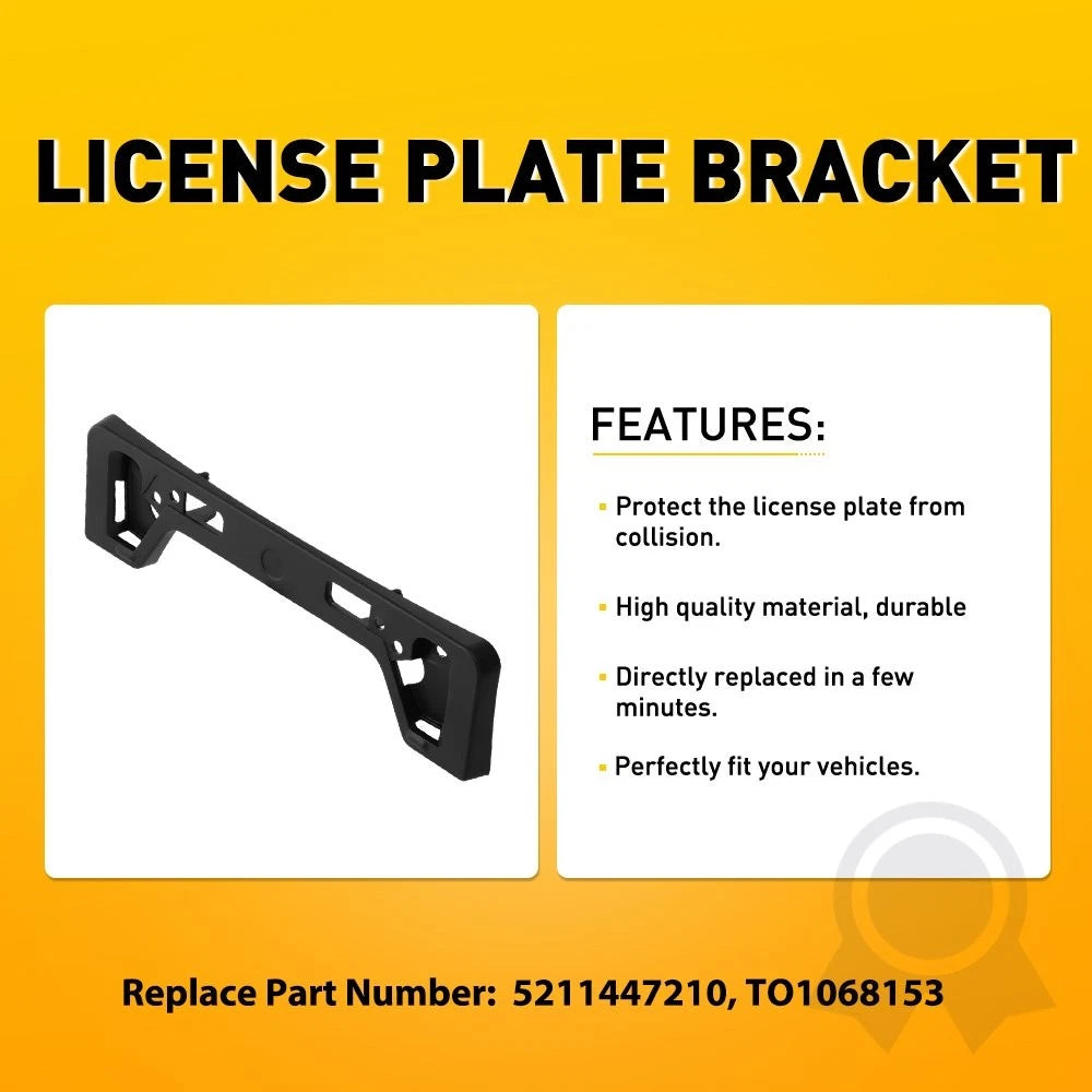 License Plate Bracket for Toyota Prius Prime (2017–2022)