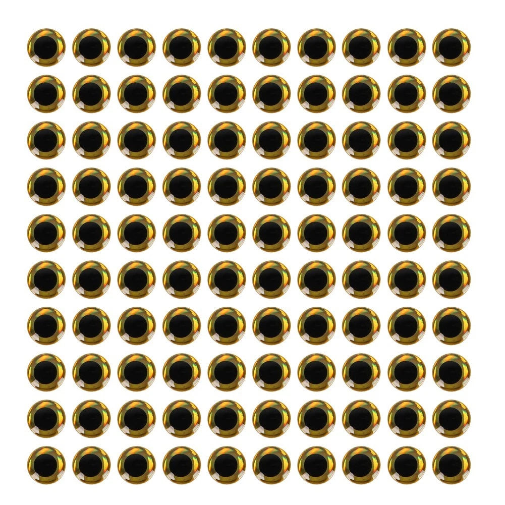 3D Fish Eye Stickers for Lures (100 Pack)