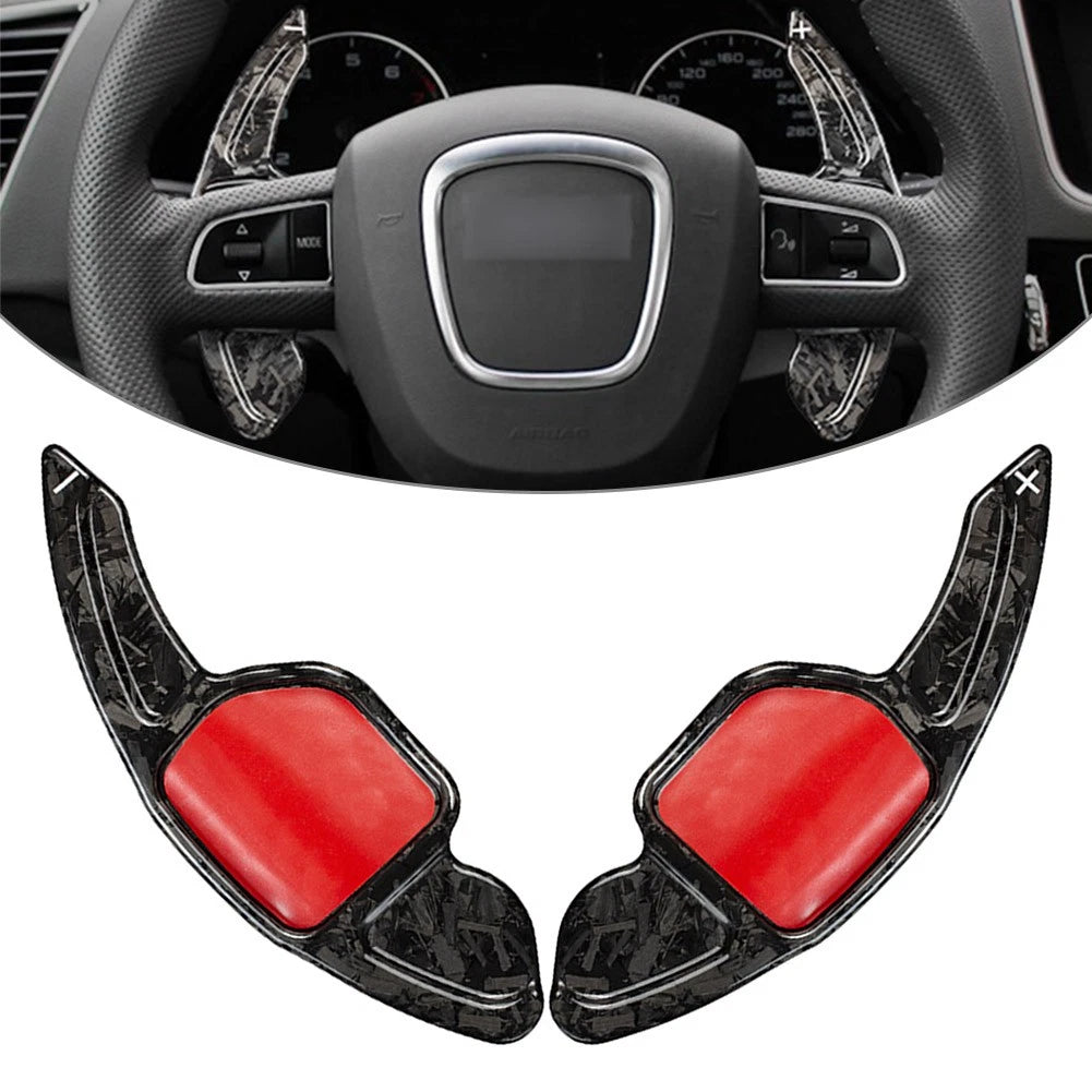 Steering Wheel Paddle Shifter Extension for Audi A4L A8 S5 S6 (2009–2012) Carbon Fiber