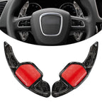 Steering Wheel Paddle Shifter Extension for Audi A4L A8 S5 S6 (2009–2012) Carbon Fiber