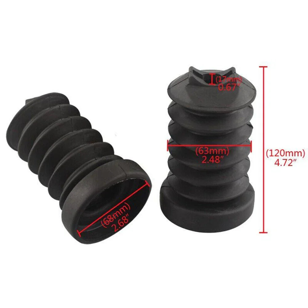 Pair Replacement Boots Gaiters Rear Shock for Honda (1984–1987)