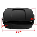 King Trunk & 2 Up Mount Rack for Harley Touring Electra Road Glide (2014–Present)