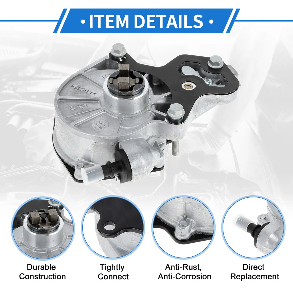 Brake Vacuum Pump No. 12686657/12654111 for Chevy Impala (2014–2019)