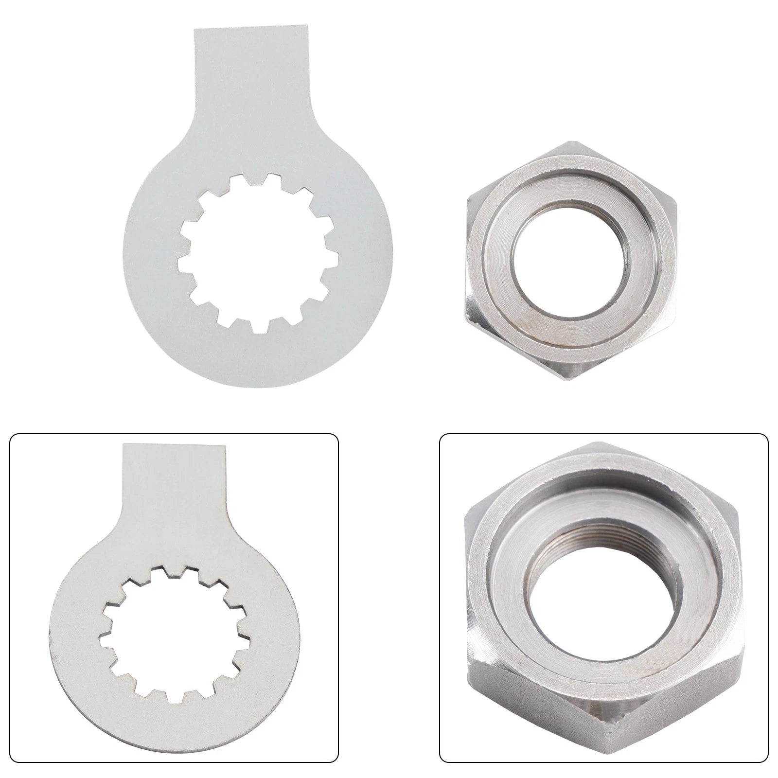 Front Sprocket Nut Lock Washer Tab Kit for Yamaha R6 YZF 600 1000 TDM 850 (2000–2023)