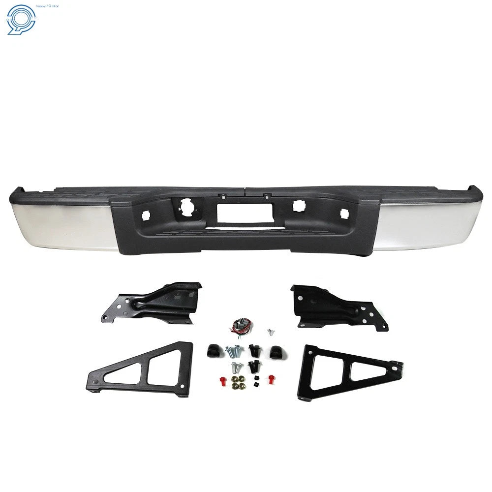 Rear Bumper Step Assembly Chrome for Chevy Silverado 1500, Sierra (2007–2013)