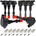 Set of 8 Ignition Coils & 8 Spark Plugs for Honda Civic L4 1.3L (2003–2005)
