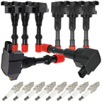 Set of 8 Ignition Coils & 8 Spark Plugs for Honda Civic L4 1.3L (2003–2005)
