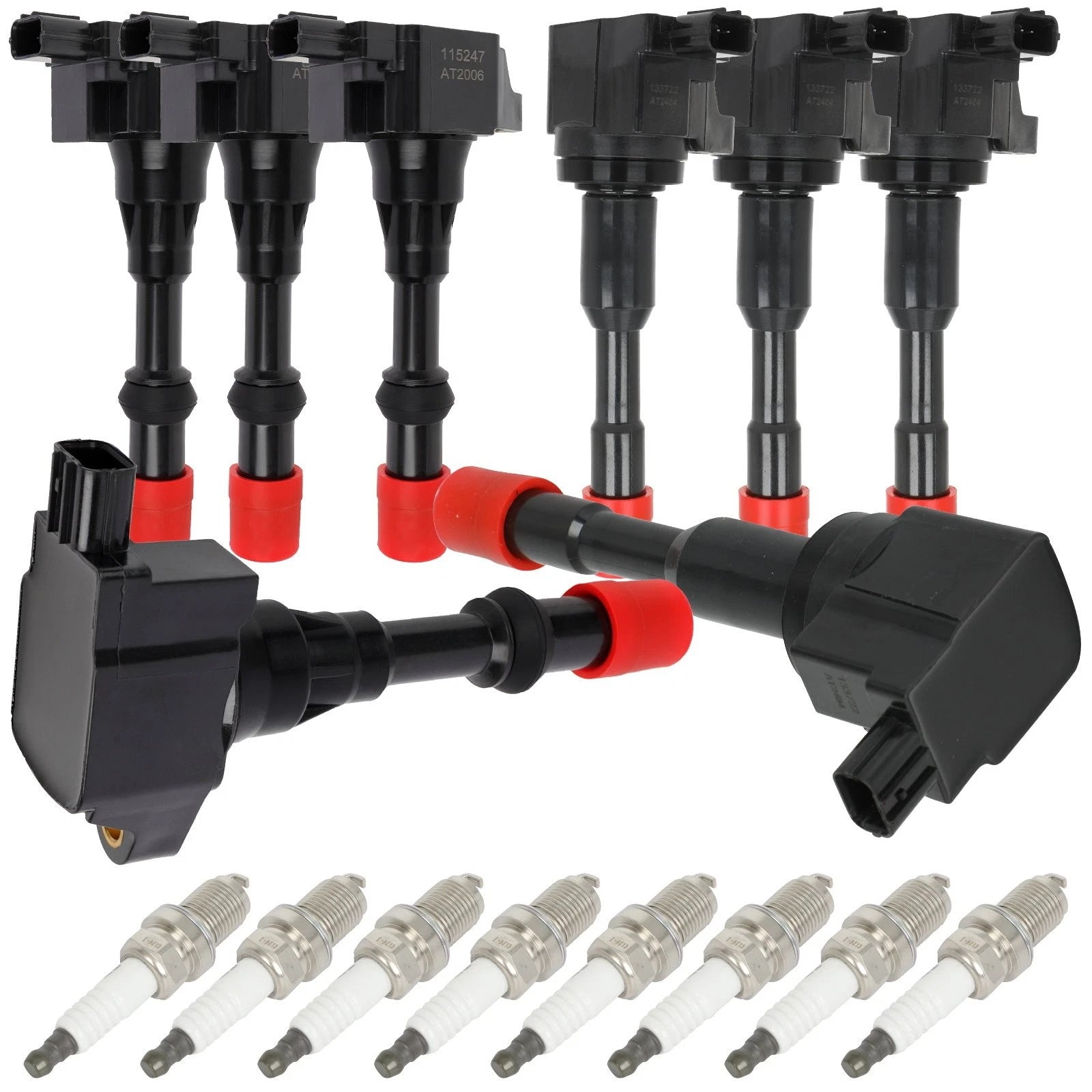 Set of 8 Ignition Coils & 8 Spark Plugs for Honda Civic L4 1.3L (2003–2005)