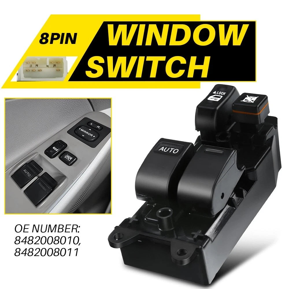 Master Window Switch Control for Toyota Sienna (1998–2000), Tundra (2000–2006), Solara