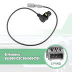 Crankshaft Position Sensor for Audi A4 A6 TT S4 (2001–2006) 06A906433C 06A906433F