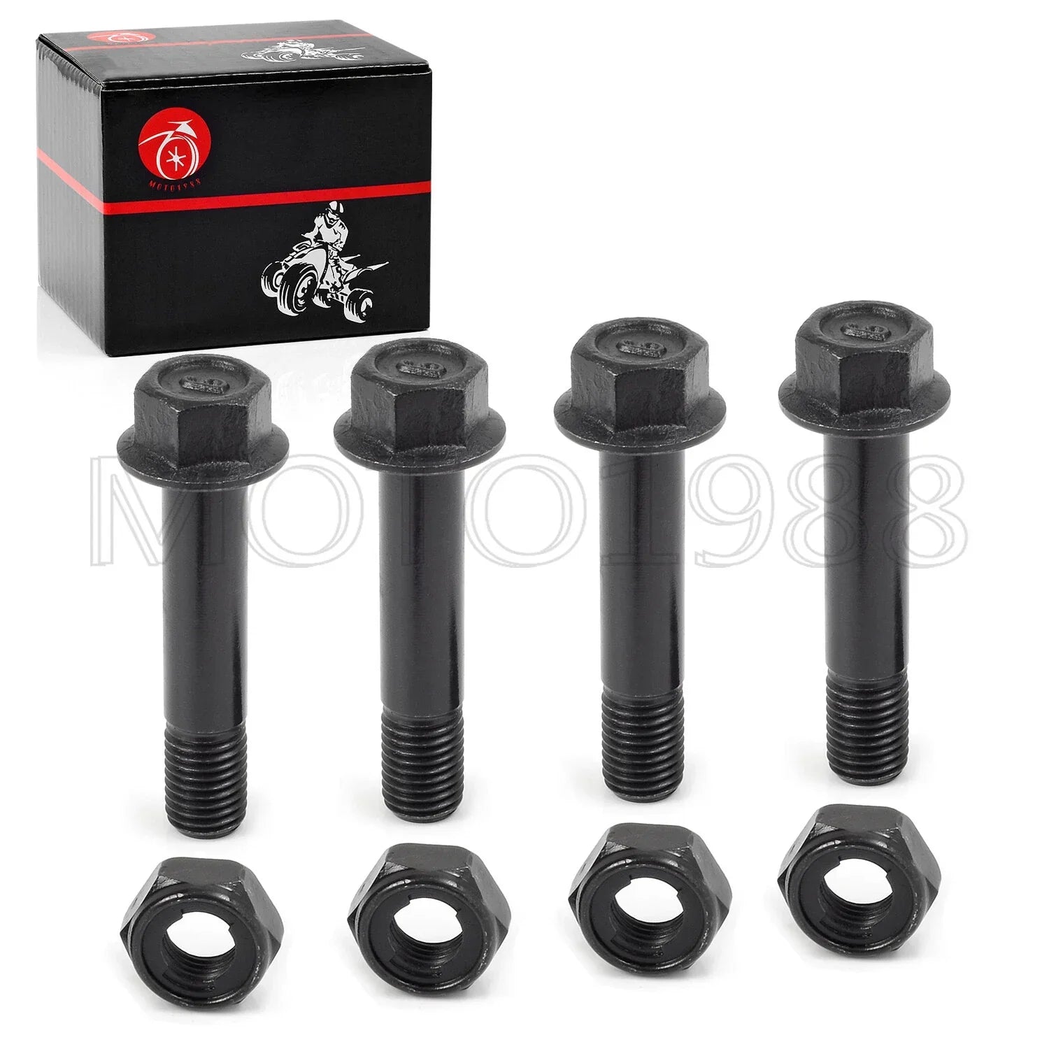 4PACK Front Shock Bolt & Lock Nut for Raptor 700 YFM700 YFM700R (2006–2020)