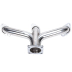 Shorty Center Dump Manifold Headers for Ford Car Truck Flathead V8 (1932–1953)