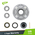 Galvanized Trailer Hub Kit with 4 Lug and 1 Inch Bearings (2000lbs)
