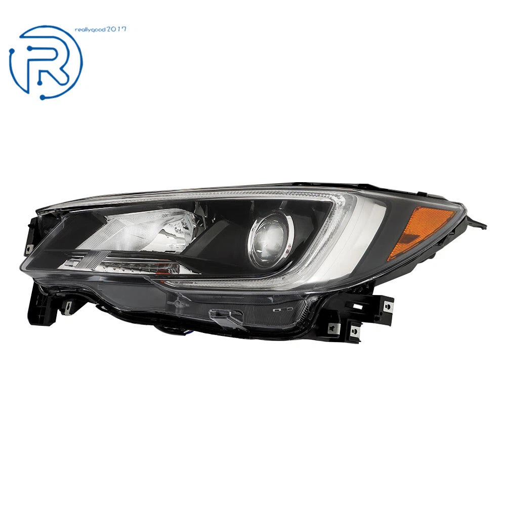 Halogen Headlight Left Side for Subaru Legacy Outback (2018-2019) Black Housing