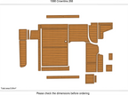 EVA Foam Pad Flooring Mat for Crownline 268 (1998)