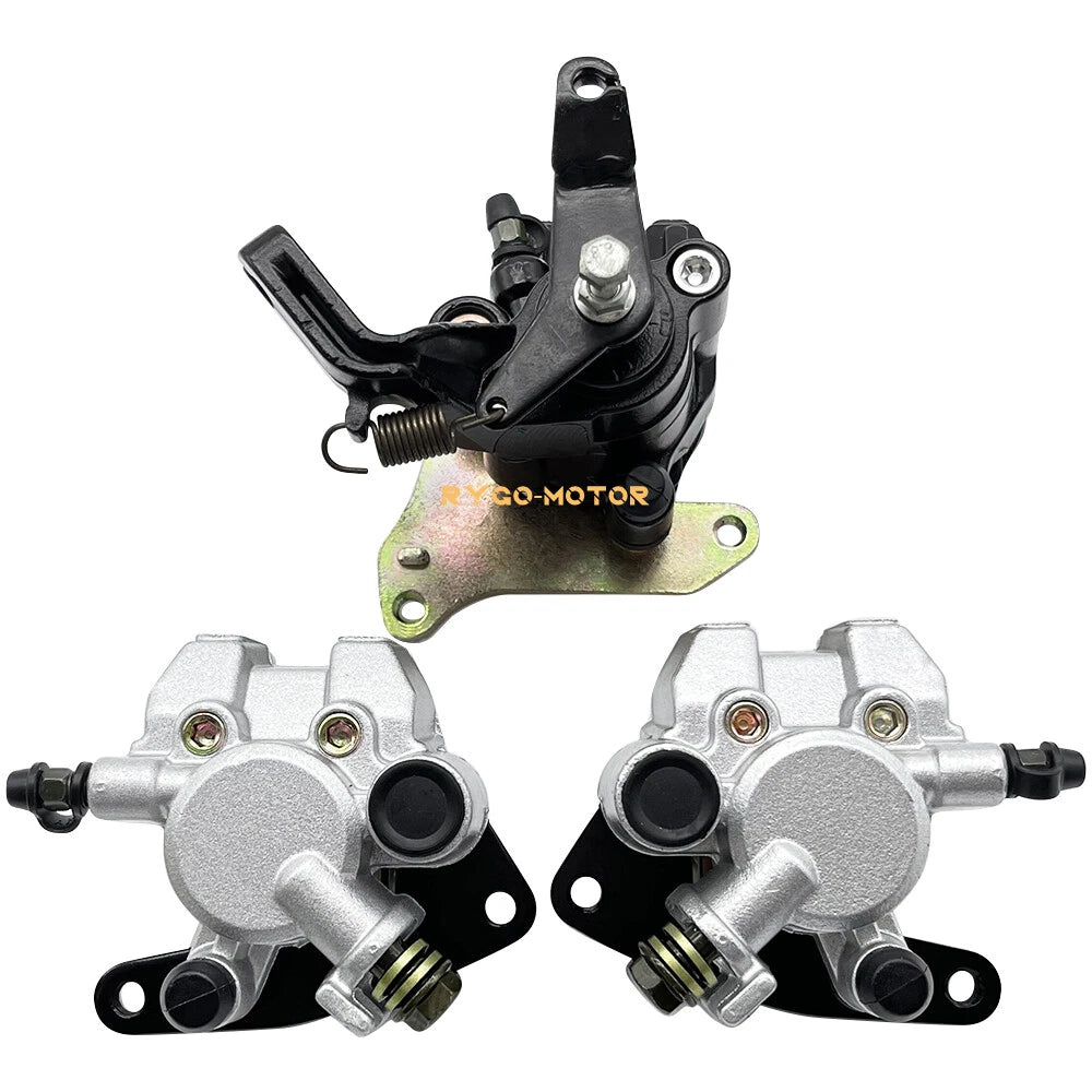 Front Rear Brake Calipers W/Pads for Honda TRX400EX Sportrax 400 (1999–2004)