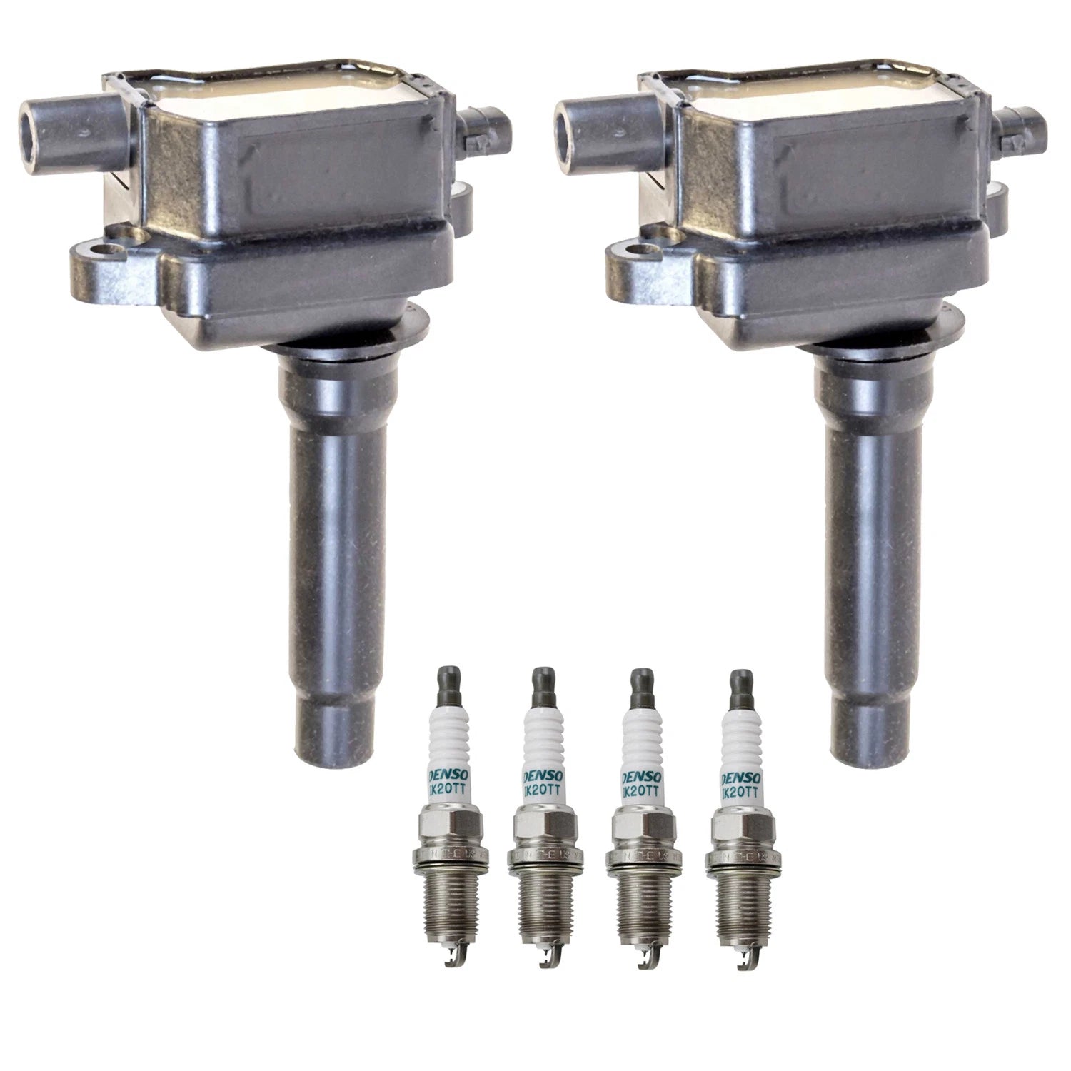 2X Ignition Coil & 4 Platinum Spark Plugs for Kia Sportage (2011–2016)