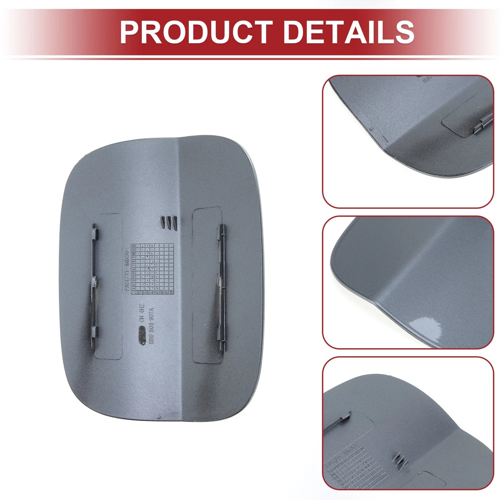 Fuel Tank Door Cap for Audi Q5 8RB (2010–2016) Fuel Filler Flap Cover Gray