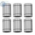 Set of 6 Linear Ball Bearings for LM25UU (40mm OD, 25mm Bore)