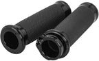 Black Handle Bar Hand Grips for Harley Dyna Sportster Softail