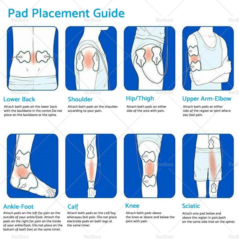 24PCS Electrode Pads for Omron Tens EMS Massager