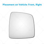 Right Driver Side Mirror Glass for Hyundai iMax (2008)