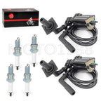 Ignition Coil Spark Plug + Cap for Honda Shadow ACE 1100 VT1100 (1995)