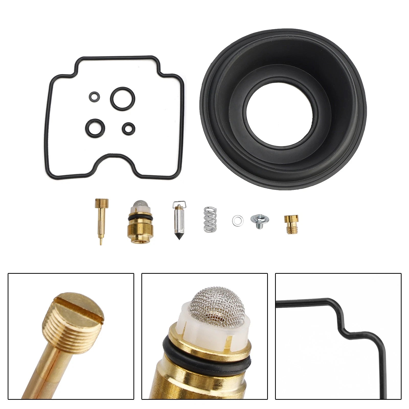 Set of 1 Carburetor Rebuild Repair Kit for Yamaha FAZER FZ-1 FZS1000 (2001–2005)