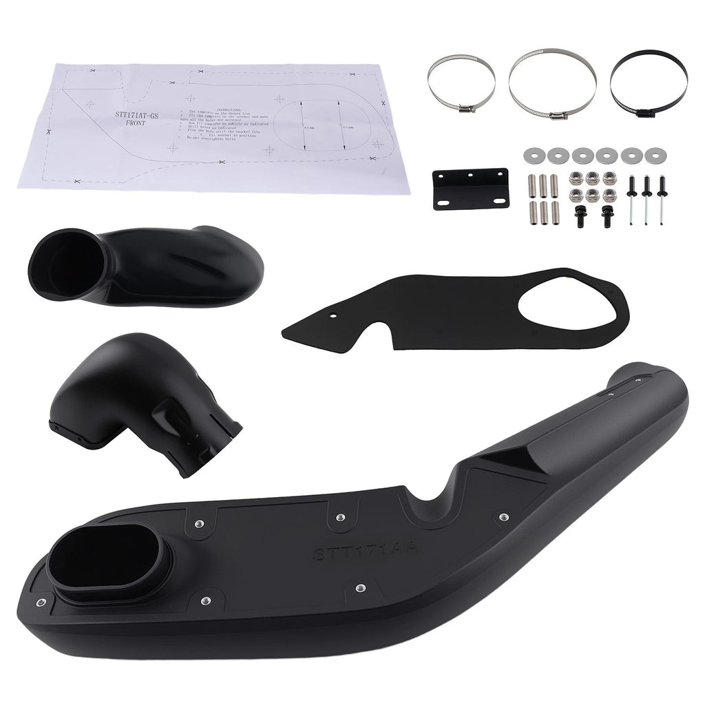 Air Intake Snorkel Right Kit for Toyota Tacoma 2.7L 4.0L (2005–2015) Black