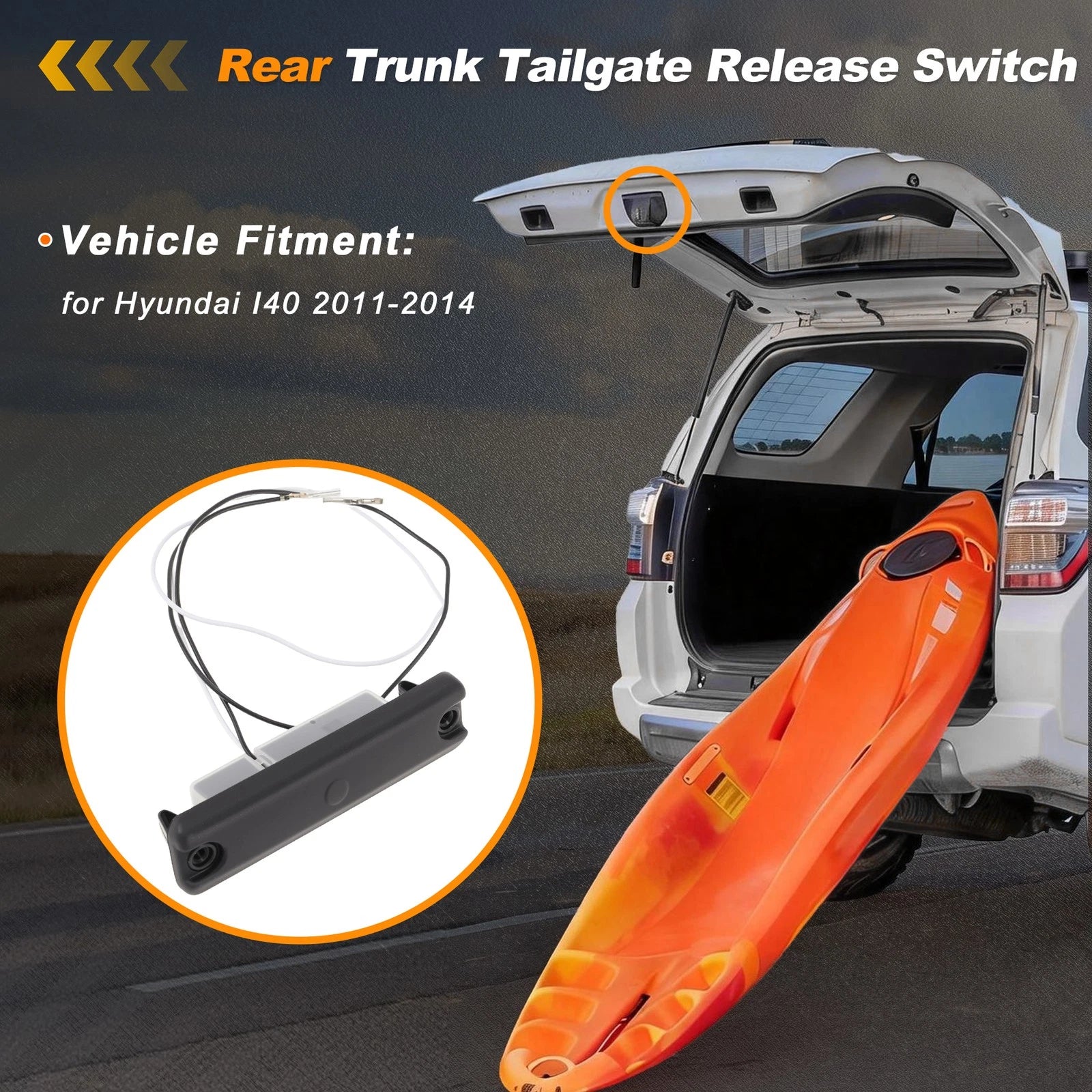 Tailgate Trunk Release Switch for Hyundai I40 (2011–2014) No. 812603Z000