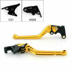 Long Brake Clutch Levers for Kawasaki Z750 (2007–2012) Z800 (2013–2014) Gold T9