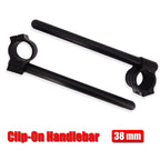 CNC 38mm Clip-On Handlebars for Kawasaki ZX600 Ninja 600R (1985–1992) ZX750 Ninja ZX-7