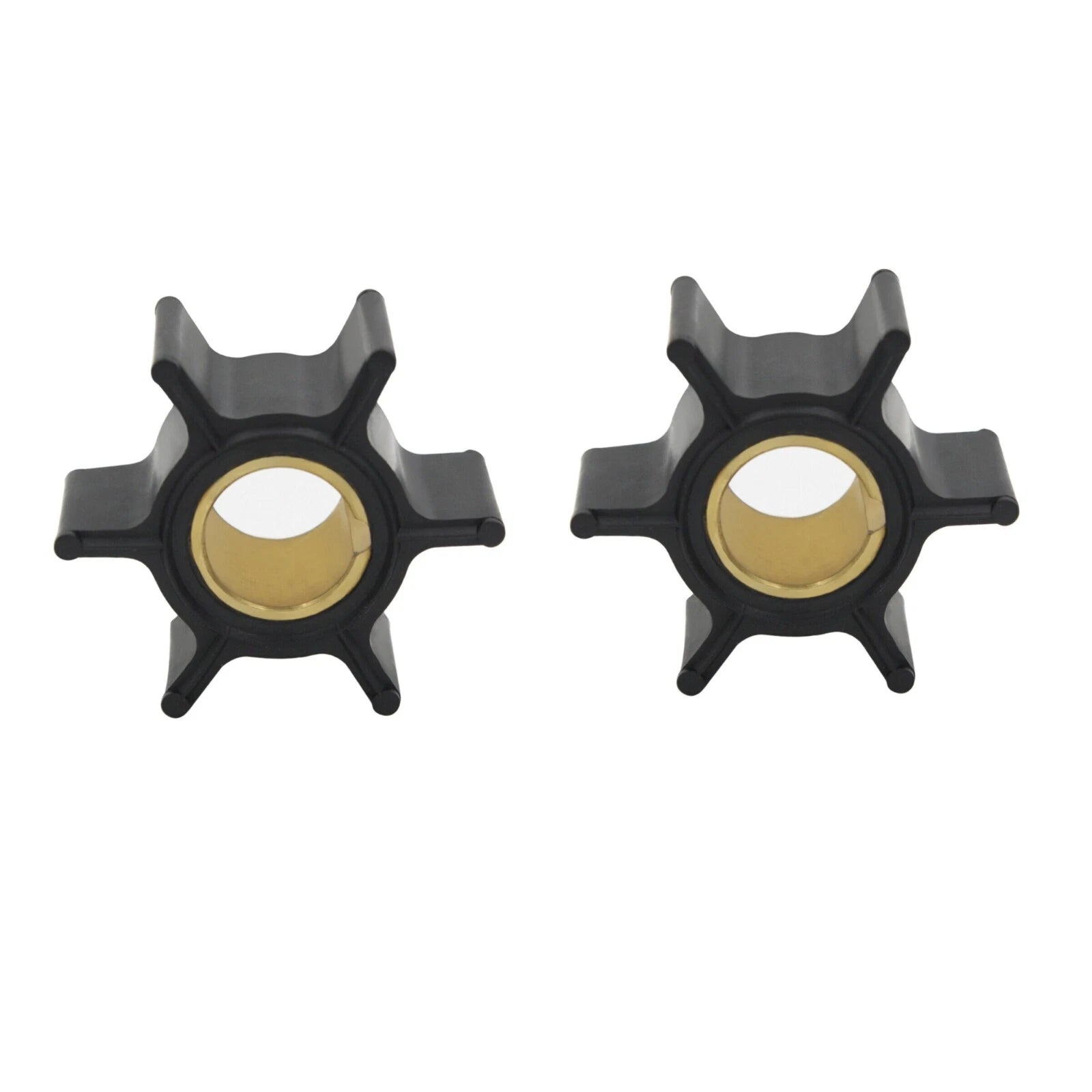 2Pcs Water Pump Impeller for Johnson Evinrude/OMC 9.9 15 HP (386084)