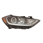 Halogen Headlight Assembly w/o LED DRL for Passenger Side Car Bumper (2009–2016)