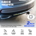 2 Inch Trailer Towing Hitch for Honda Pilot (2016-2022)