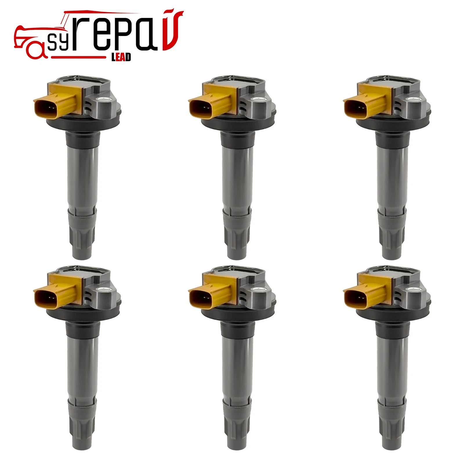6X Ignition Coil + Iridium Spark Plug for Ford Transit-350 HD (2011–2019)