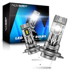 H7 LED Headlight Bulbs Kit for NOVSIGHT (16000LM, 6500K, High Low Beam)