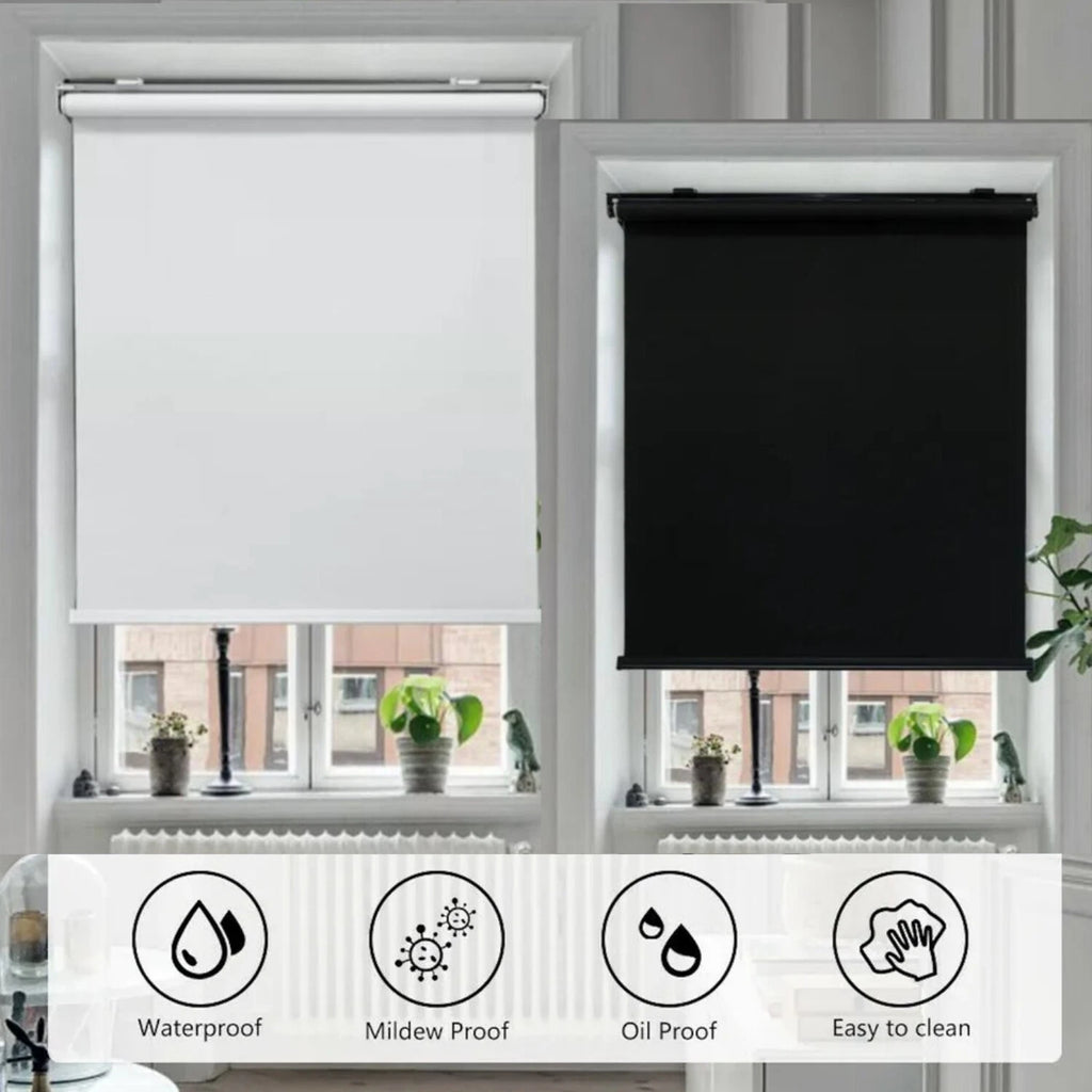 Cordless Roller Shades 72" for Windows (All Widths)