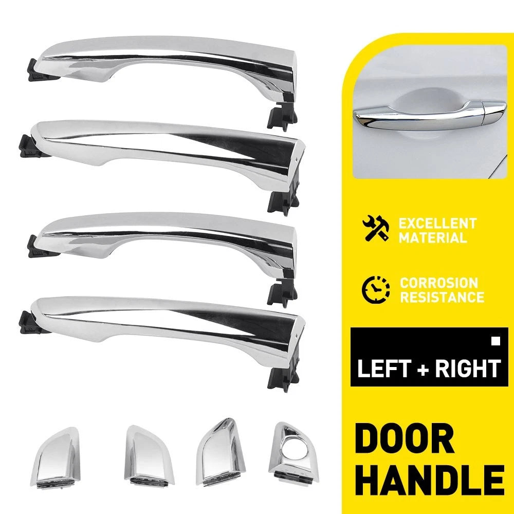 Chrome Exterior Outer Door Handles for Hyundai Elantra Sedan (2017–2020)