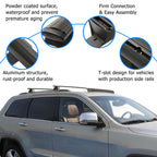 Cross Bar Roof Rack for Jeep Grand Cherokee (2011–2022) - Aluminum, Black