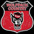 12x12 Aluminum Sign for North Carolina State University WolfPack