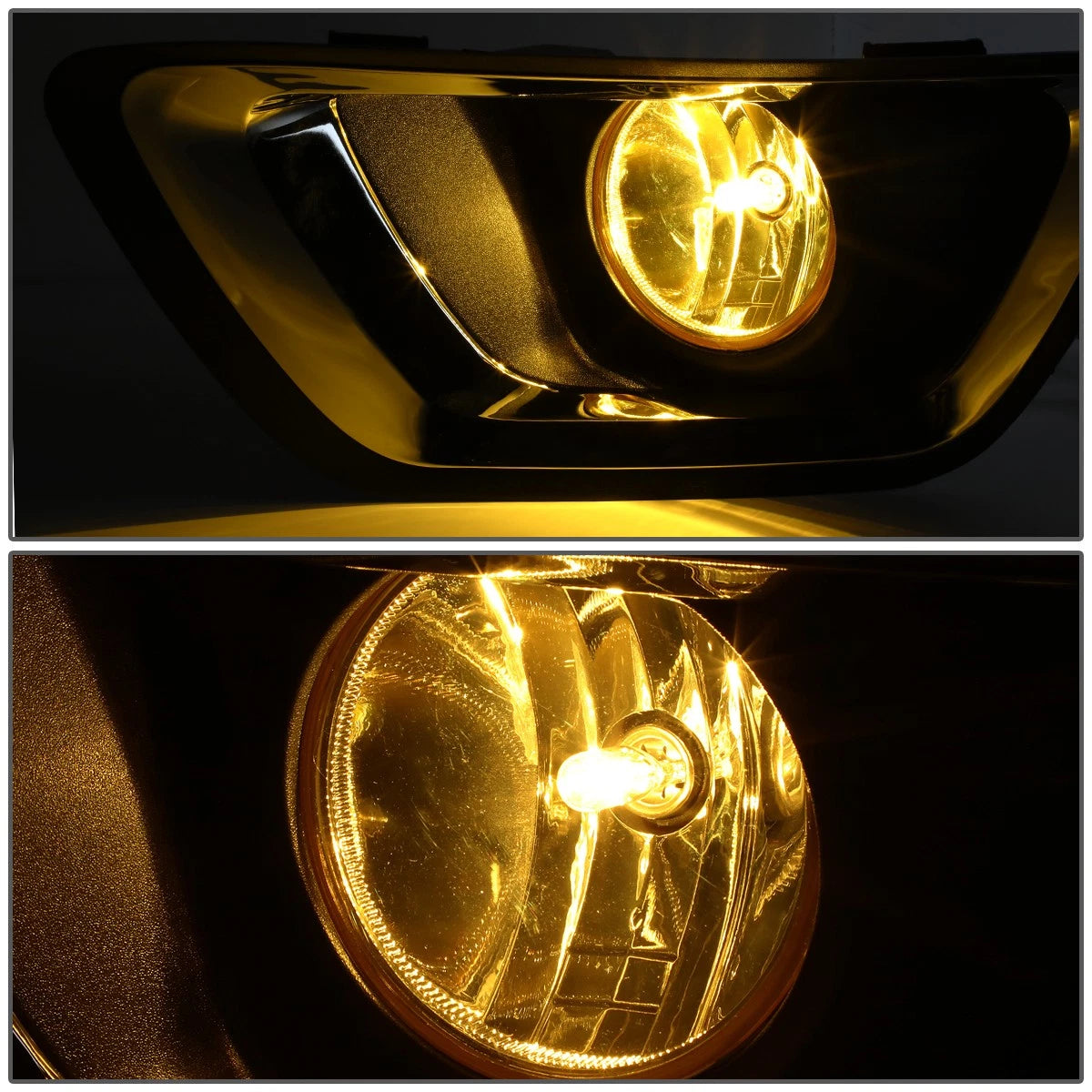 Front Fog Lights with Chrome Trim Bezel for Chevy Colorado (2015–2019)