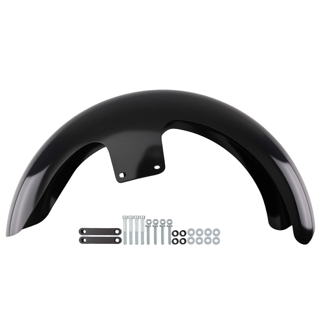 Black Front Mud Flap for Harley Electra Glide Ultra CVO (2006–2013)