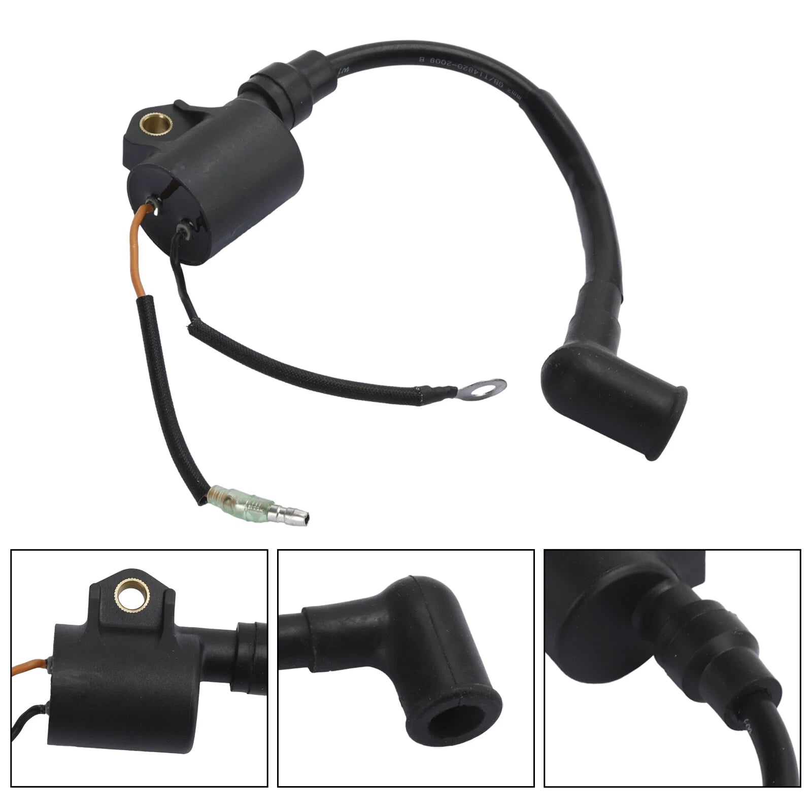 Ignition Coil for Yamaha 2HP 2 MSH 2B MHS 2C (1995–2002) 6A1-85570-00